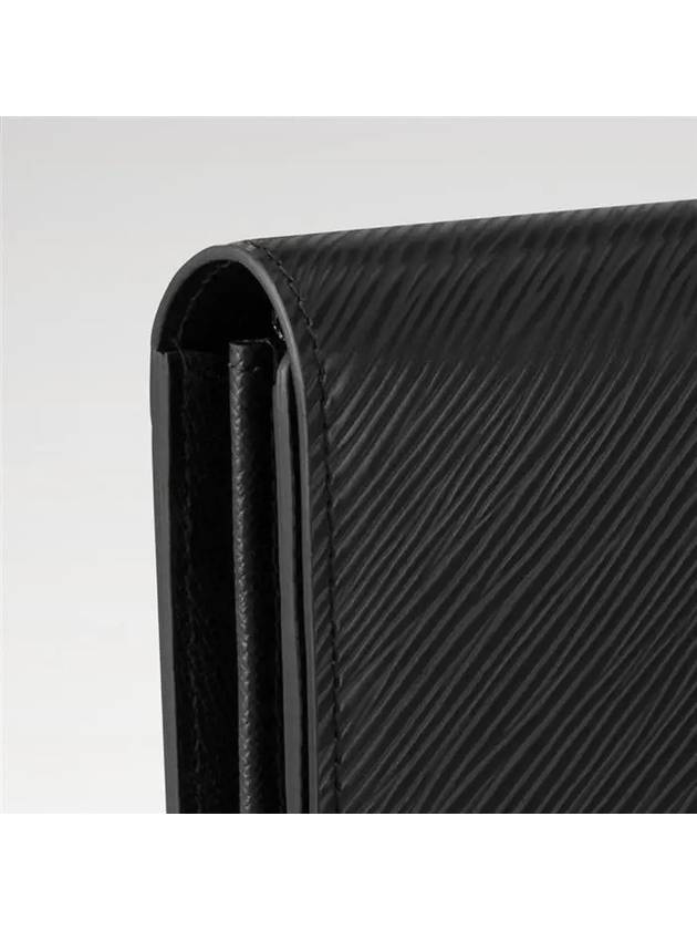 Epi Grain Twist Long Wallet Black - LOUIS VUITTON - BALAAN 3