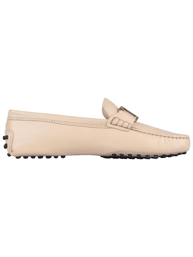 Timeless Gommino Leather Driving Shoes Beige - TOD'S - BALAAN 5