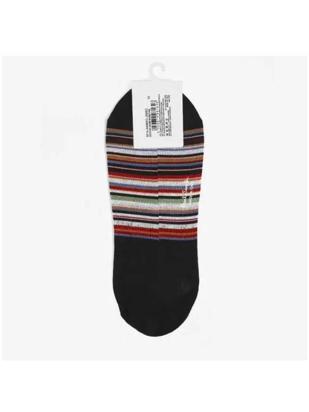 Signature Striped Socks Black - PAUL SMITH - BALAAN 4