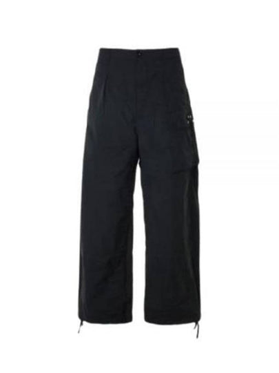 Snap Pocket Cargo Straight Pants Black - TEN C - BALAAN 2