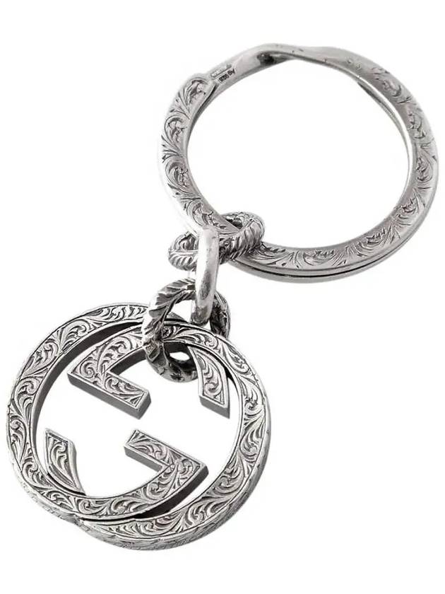 Interlocking G Keyring Silver - GUCCI - BALAAN 4