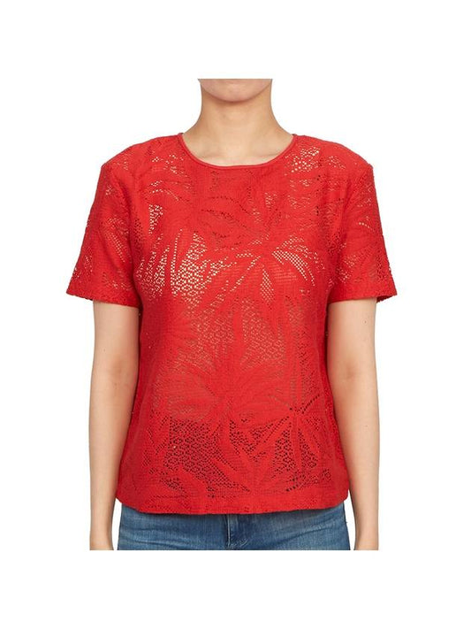 Lettera Short Sleeve T-Shirt Red - MAX MARA - BALAAN 1