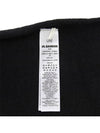 Logo Patch Cashmere Scarf Black - JIL SANDER - BALAAN 9