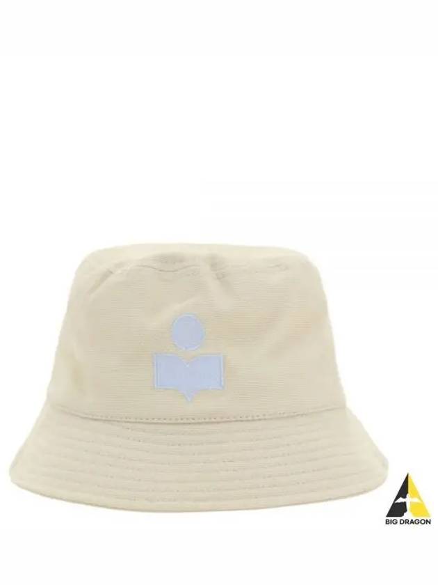 Haley Embroidered Logo Bucket Hat Ivory - ISABEL MARANT - BALAAN 2