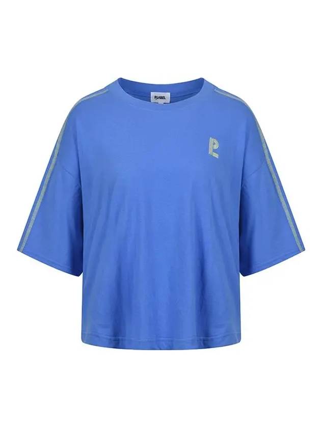 LOGO JERSEY T-SHIRT MW3ME128BLU - P_LABEL - BALAAN 8