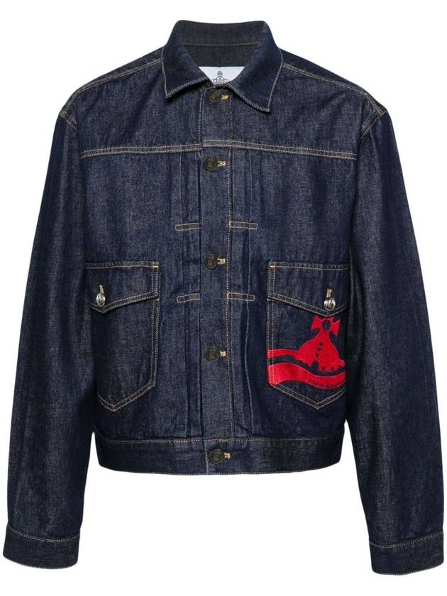 Marlene Denim Jacket Blue - VIVIENNE WESTWOOD - BALAAN 2