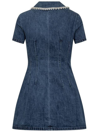 Self-Portrait Denim Mini Dress - SELF PORTRAIT - BALAAN 2