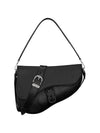 Saddle Twin Shoulder Bag Black - DIOR - BALAAN 1