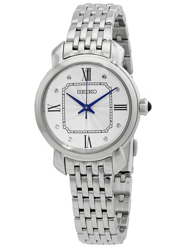 Seiko Quartz Silver Dial Ladies Watch SUR497 - SEIKO - BALAAN 1