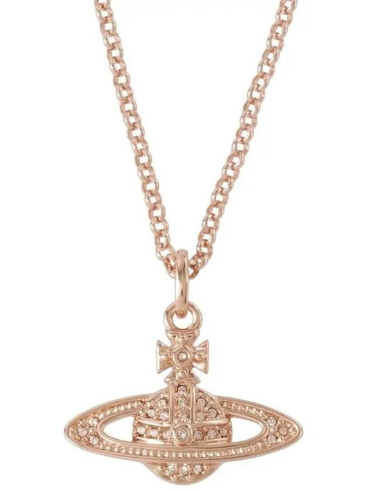 Mini Bas Relief Pendant Necklace Rose Gold - VIVIENNE WESTWOOD - BALAAN 2