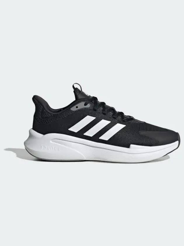 Alpha Edge Plus Low Top Sneakers White Core Black - ADIDAS - BALAAN 2