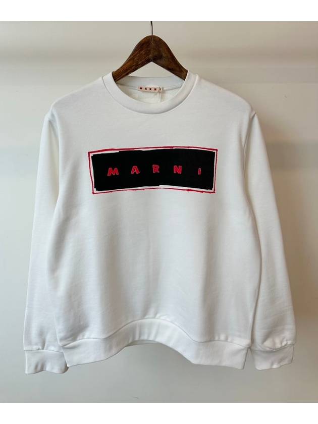 Kids Sweatshirt M01223 M00NF 0M110 White 14A - MARNI - BALAAN 1