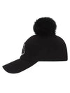 Women s Terrier Decorated Ball Cap 8404LXAC BLACK - BLACK&WHITE - BALAAN 2