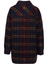 HARVELI Check Shirt Jacket MA0998 22A012E MUBK - ISABEL MARANT - BALAAN 2