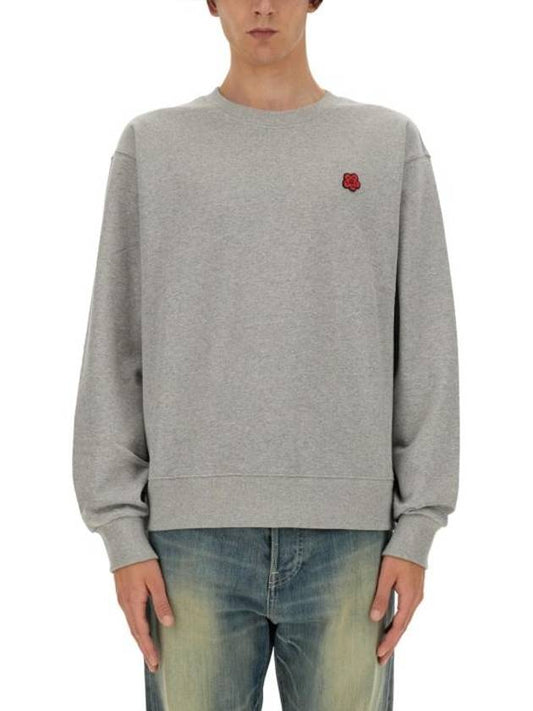 long sleeve t shirt FE65SW223 4MF94 GRAY - KENZO - BALAAN 1