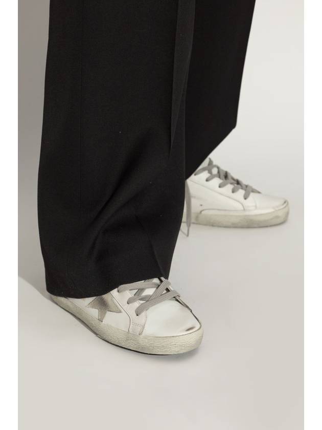 Silver Tab Super Star Low Top Sneakers White - GOLDEN GOOSE - BALAAN 3