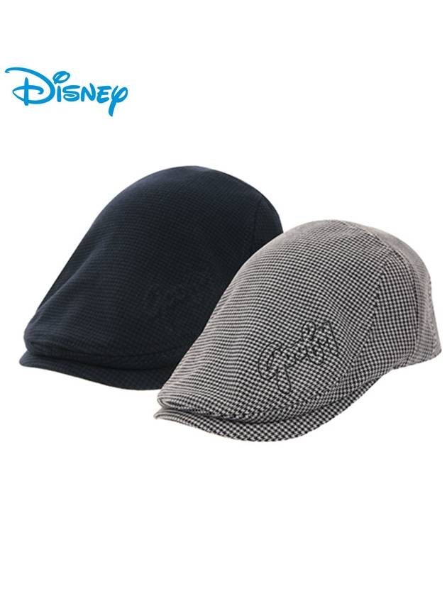 Men s Check Pattern Hunting Cap DJ3MAC003 - DISNEY GOLF - BALAAN 1