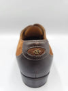 Men s Double G Lace Up Suede Leather Derby Cocoa Brown - GUCCI - BALAAN 7