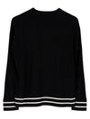 West Wool Knit Top Black - MAX MARA - BALAAN 3