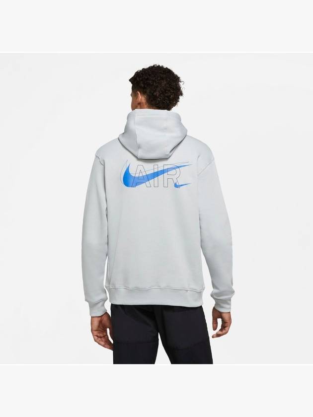 Men's Logo Hoodie Grey - NIKE - BALAAN 5