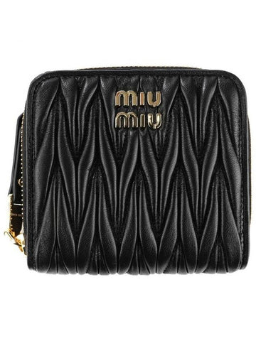 5ML522 2FPP NERO Women s Half Wallet - MIU MIU - BALAAN 1