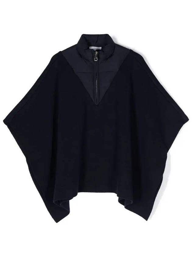 Kids Logo High Neck Cape Navy Blue C16445 859 - CHLOE - BALAAN 2