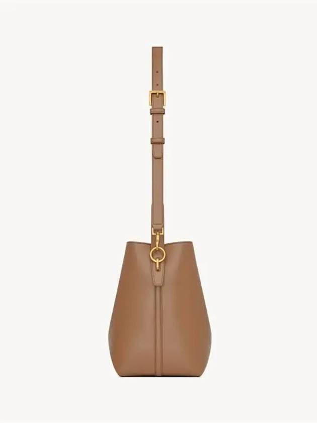 Le 37 Leather Bucket Bag Fox - SAINT LAURENT - BALAAN 8