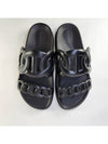 Extra Leather Sandals Noir Black - HERMES - BALAAN 4