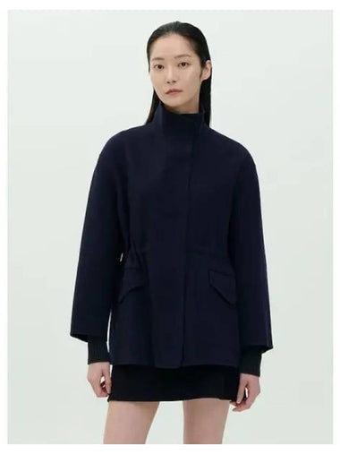 Women s Double Wool Cashmere Oversized Parka Padding Navy Domestic Product GM0024090409330 - THEORY - BALAAN 1