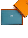 Citizen Twill Card Wallet Blue - HERMES - BALAAN 3