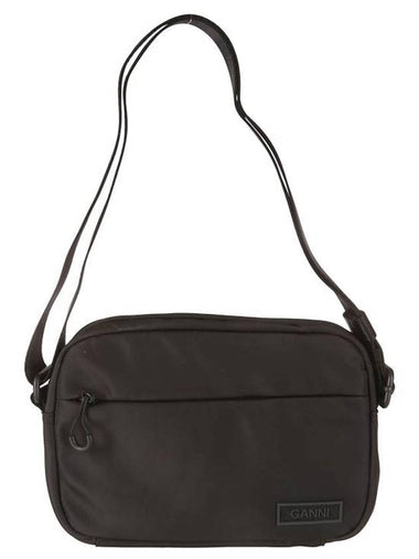 Tech Festival Polyester Cross Bag Black - GANNI - BALAAN 1