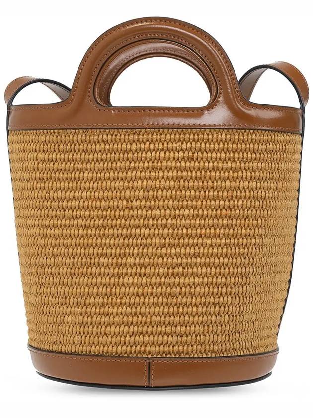 Tropicalia Small Bucket Bag Brown - MARNI - BALAAN 4