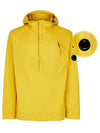 Lens Wappen Gabardine Anorak Yellow - CP COMPANY - BALAAN 2