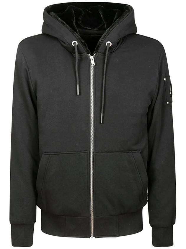 Classic Bunny 2 Zip Up Hoodie Black Lining Black - MOOSE KNUCKLES - BALAAN 2