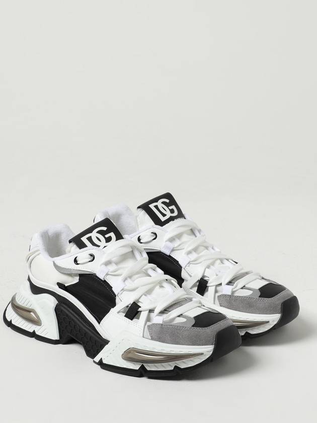 Airmaster Low Top Sneakers Black White - DOLCE&GABBANA - BALAAN 3