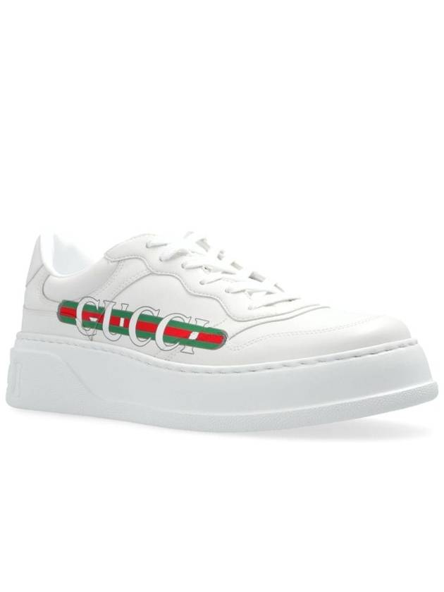 Demetra Chunky Low Top Sneakers White - GUCCI - BALAAN 4