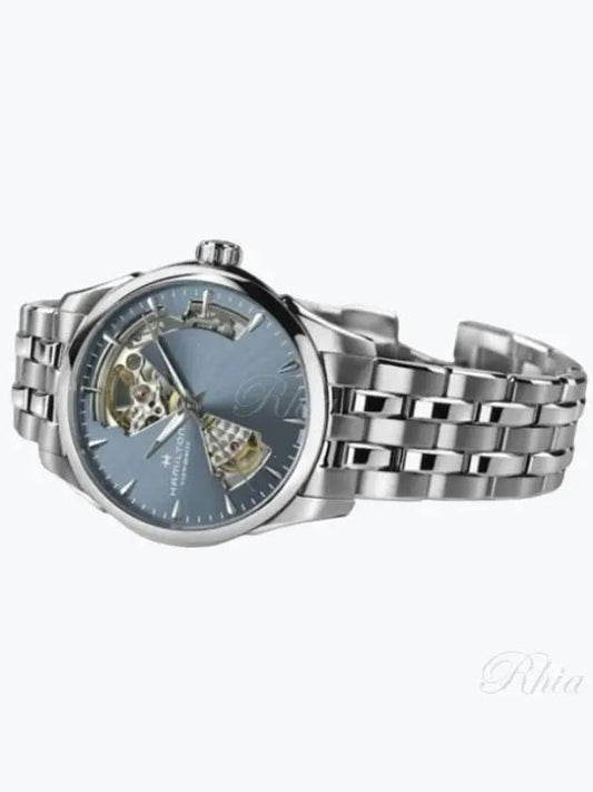 Jazzmaster Open Heart Lady Auto 36mm Stainless Steel Watch Blue - HAMILTON - BALAAN 2