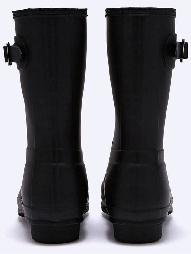 Original Matte Short Rain Boots Black - HUNTER - BALAAN 6