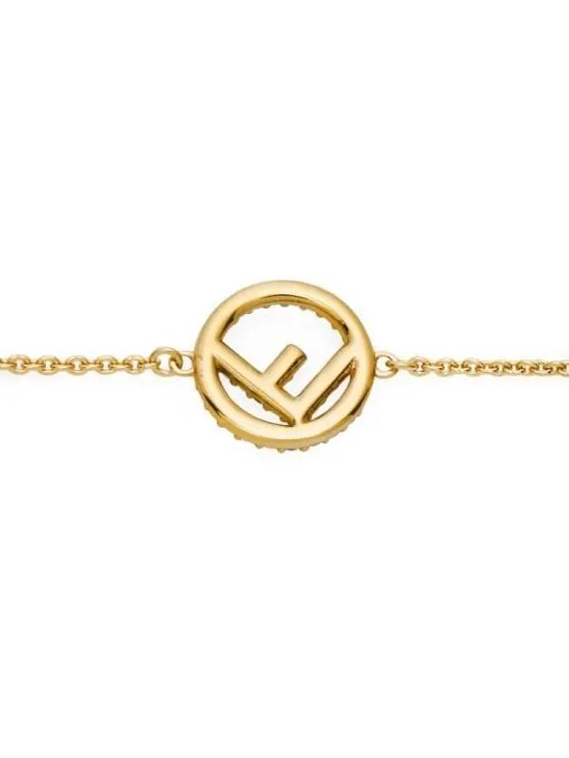 FF Logo Chain Bracelet Gold - FENDI - BALAAN 5