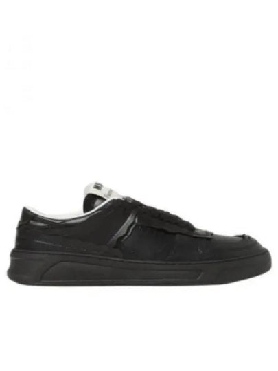 Fantastic Green Panel Low Top Sneakers Black - MSGM - BALAAN 2