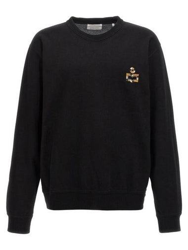 Mikoe Embroidered Logo Cotton Sweatshirt Black - ISABEL MARANT - BALAAN 1