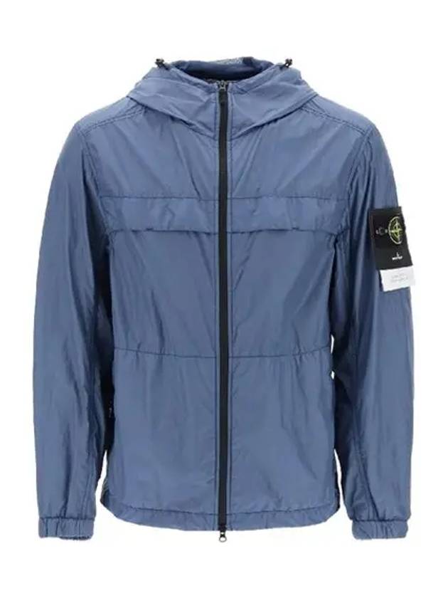 Garment Dyed Crinkle Reps R-Nylon Jacket Avio Blue - STONE ISLAND - BALAAN 3