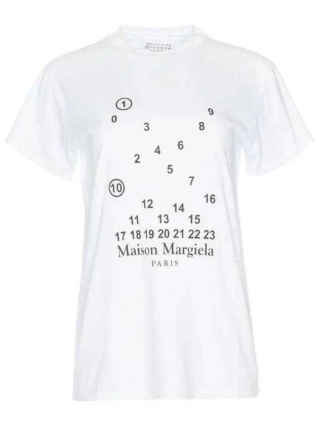 Maison Margiela Women s Number Logo T Shirt S51GC0516 - MAISON MARGIELA - BALAAN 7