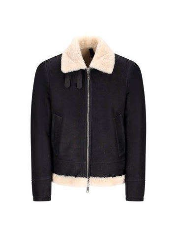 AVIATION SHEARLING JACKET - TAGLIATORE - BALAAN 1