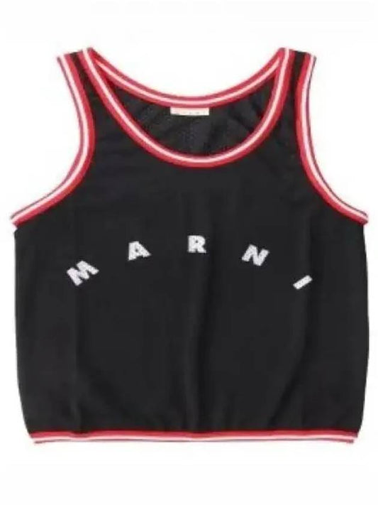 Basket Tank Top Tote Bag Black - MARNI - BALAAN 2