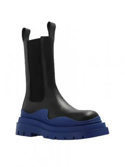 Tire Chelsea Boots Black Blue - BOTTEGA VENETA - BALAAN 2