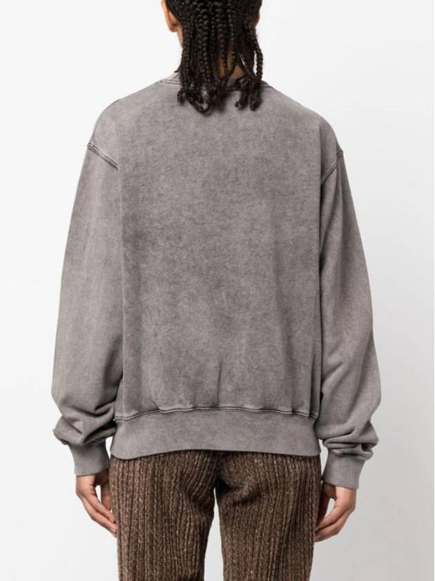 Logo Print Sweatshirt Faded Grey - ACNE STUDIOS - BALAAN 4