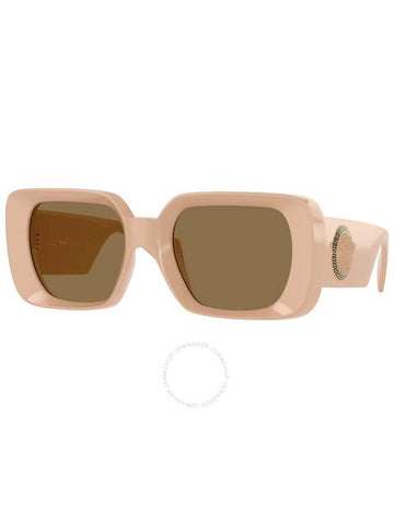 Versace Brown Square Ladies Sunglasses VE4473U 548973 56 - VERSACE - BALAAN 1