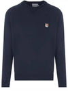 Fox Head Patch Classic Sweatshirt Navy - MAISON KITSUNE - BALAAN 7