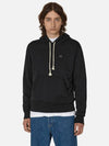 Face Logo Patch Hoodie Black - ACNE STUDIOS - BALAAN 2